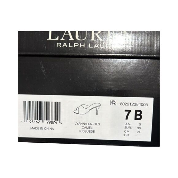 Lauren Ralph Lauren camel Kidsuede Shoe Sandal - Picture 5 of 5